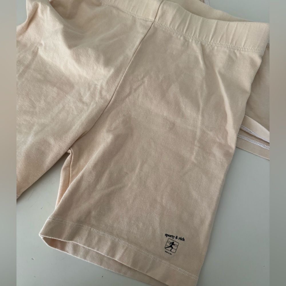 Sporty & Rich biker short workout set size small - Picture 4 of 5